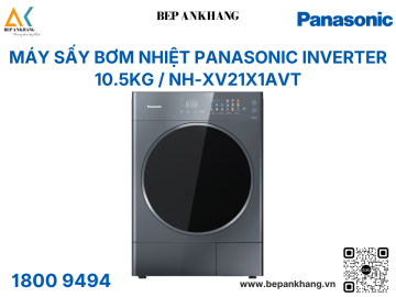 Máy sấy bơm nhiệt Panasonic Inverter 10.5kg / NH-XV21X1AVT
